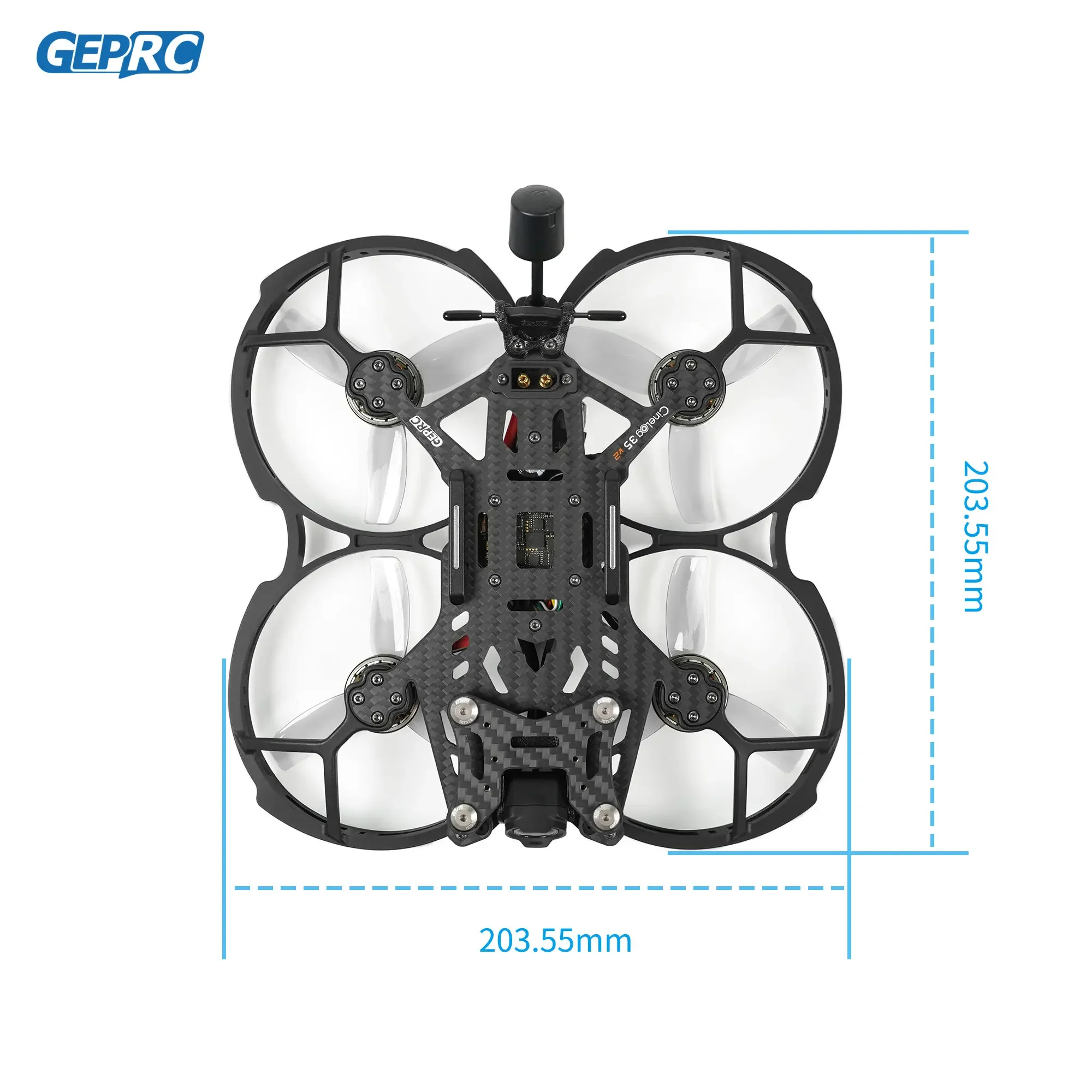 GEPRC Cinelog35 V2 Analog FPV Drone System 2650KV VTX SPEEDX2 ICM 42688-P F722-45A AIO V2 RC Quadcopter Freestyle Drone