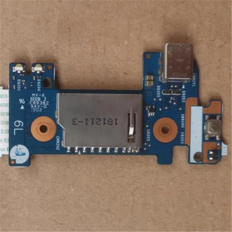 ل HP 14S-CF 14S-CR 14S-DF TPN-I130 TPN-I135 14S-DK 14S-DP TYPE-C USB مفتاح الطاقة لوحة صغيرة SD قارئ بطاقات ابنة مجلس