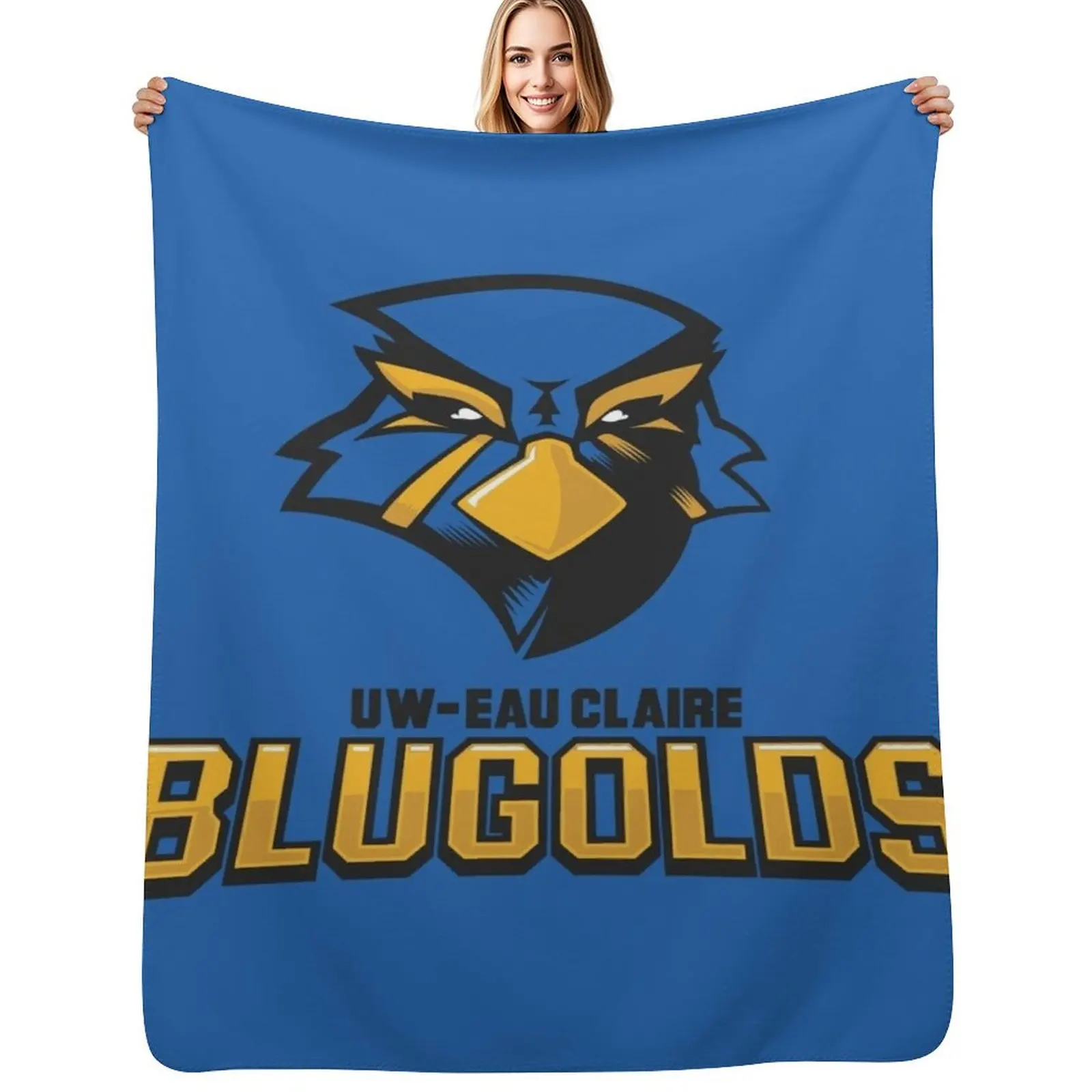 

University of WisconsinaEau Claire Throw Blanket Winter beds Multi-Purpose bed plaid for sofa Blankets