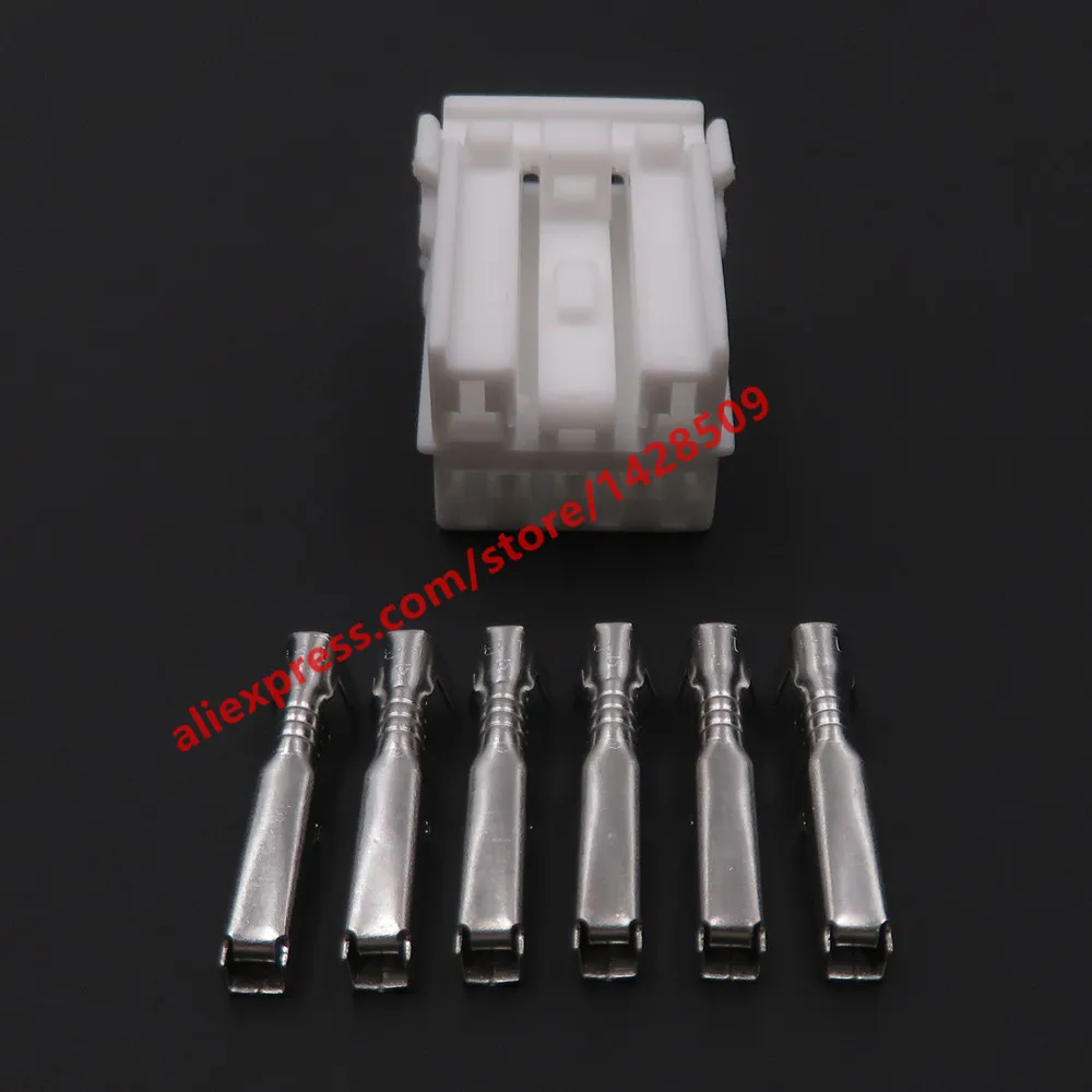 1 Set 6 Pin Automotive Male Female Docking Unsealed Wire Socket 7122-8365 7123-8365 MG620401 MG610398