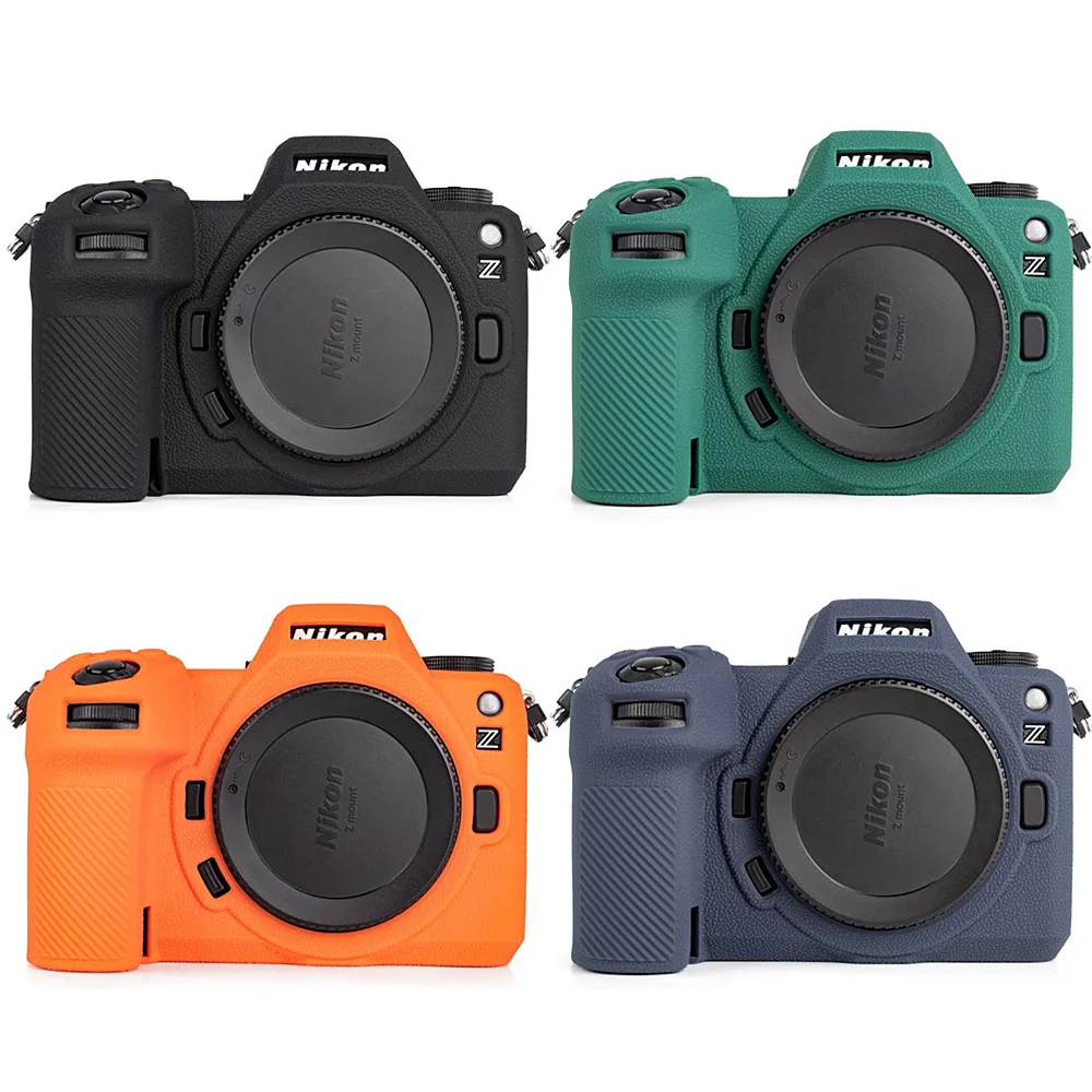 For Nikon Z6III Silicone Armor Skin Case Protective Body Cover Protector Camera Bag Anti-skid Texture Design Z6 III Z63