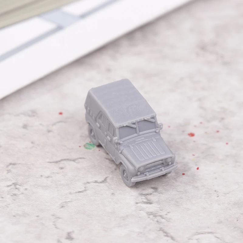 1 PZ Scala 1/144 UAZ-469 4x4 Leggero Utilità Grigio Veicolo MODELLO KIT Modello di scala di stampa 3D
