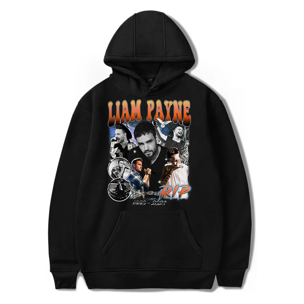 Liam Payne RIP 1993-2024 Vintage 90s Hoodie Men and Women Harajuku Style Hip-hop Sweatshirt Spring and Autumn