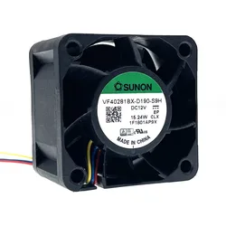 40MM High Speed RC Radio Car Booster Cooling Fan,VF40281BX-D190-S9H 40X40X28mm 12V 25000RPM Dual Ball High Air Pressure