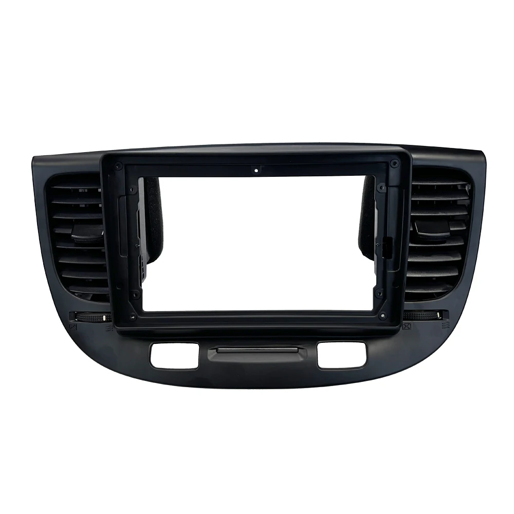 9 Polegada quadro do carro tomada de ar condicionado android rádio áudio painel fascias para kia rio 2 rio2 2005-2011
