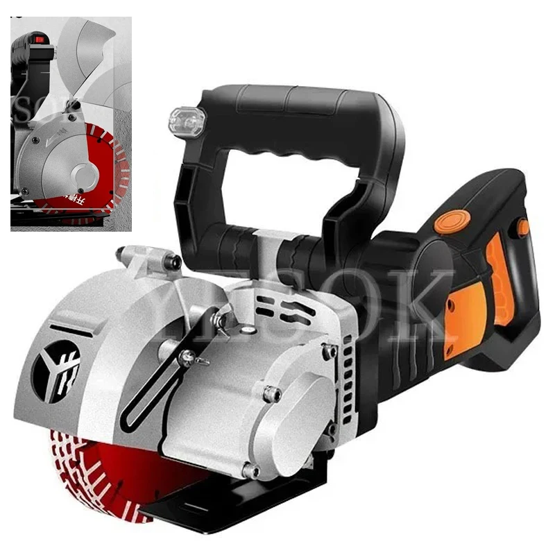 

Wall Slotting Machine Electric Wall Chaser Groove Cutting Machine,Double Dust Removal,Laser Sighting Steel Concrete Circular Saw