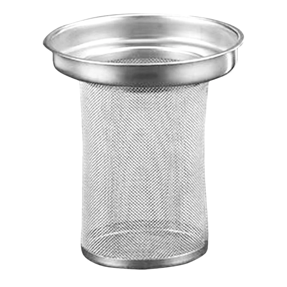 1 قطعة مصفاة الفولاذ المقاوم للصدأ غرامة شبكة فضفاضة الشاي Infuser للمنزل مكتب الشاي تصفية أداة المطبخ برواري #6