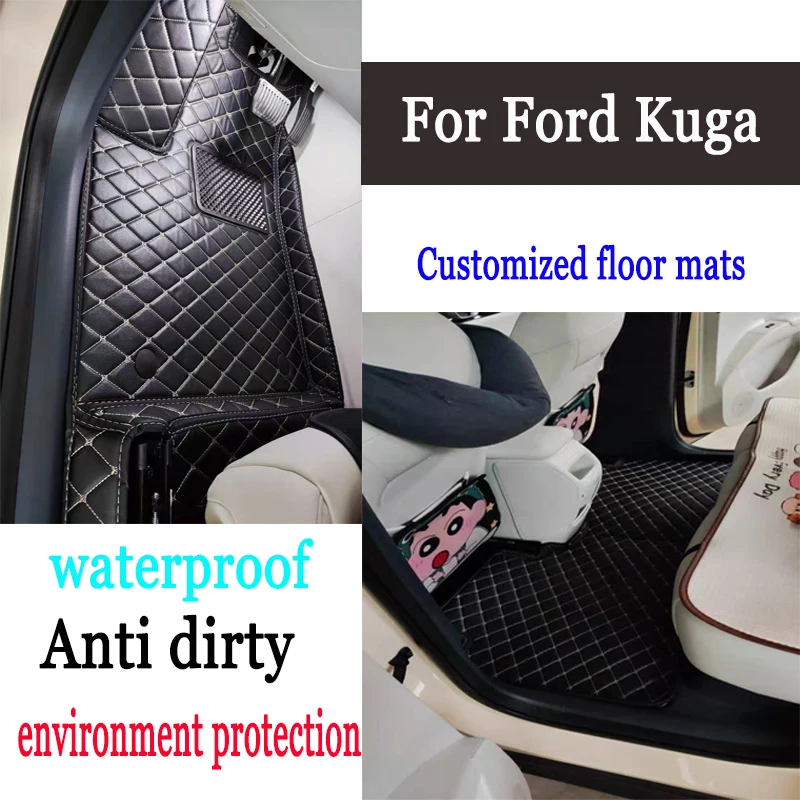 

Автомобильные коврики на заказ для Ford Kuga 2013 2014 2015 2016 2017 2018, аксессуары для интерьера автомобиля