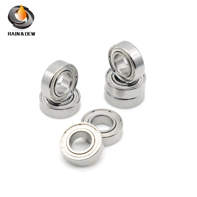 10Pcs S688ZZ Stainless Steel Bearing 8x1x6x5mm Ball Bearings  Stainless Steel S688Z S688 Z ZZ Ball Bearings