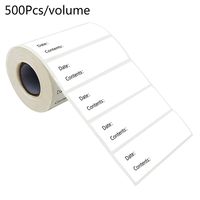 500pcs Kitchen Stickers Refrigerator Freezer Food Storage Date Content Labels