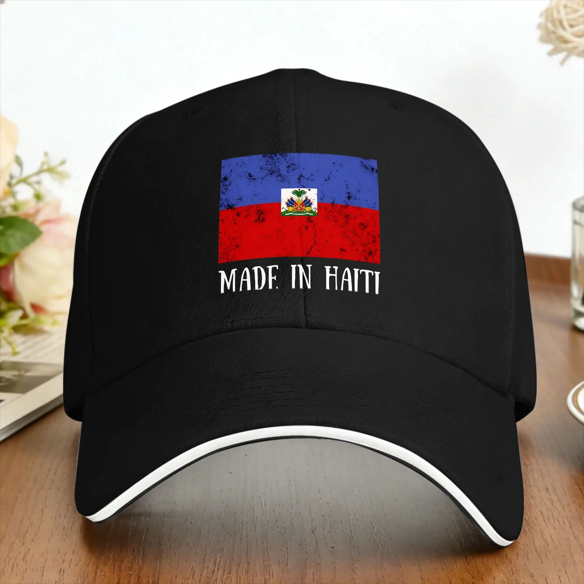 Made in Haiti Casual Baseball Cap Summer  Trucker Hat High Quality Running Hippie Hip Hop Hats y2k Cute Baseball Caps