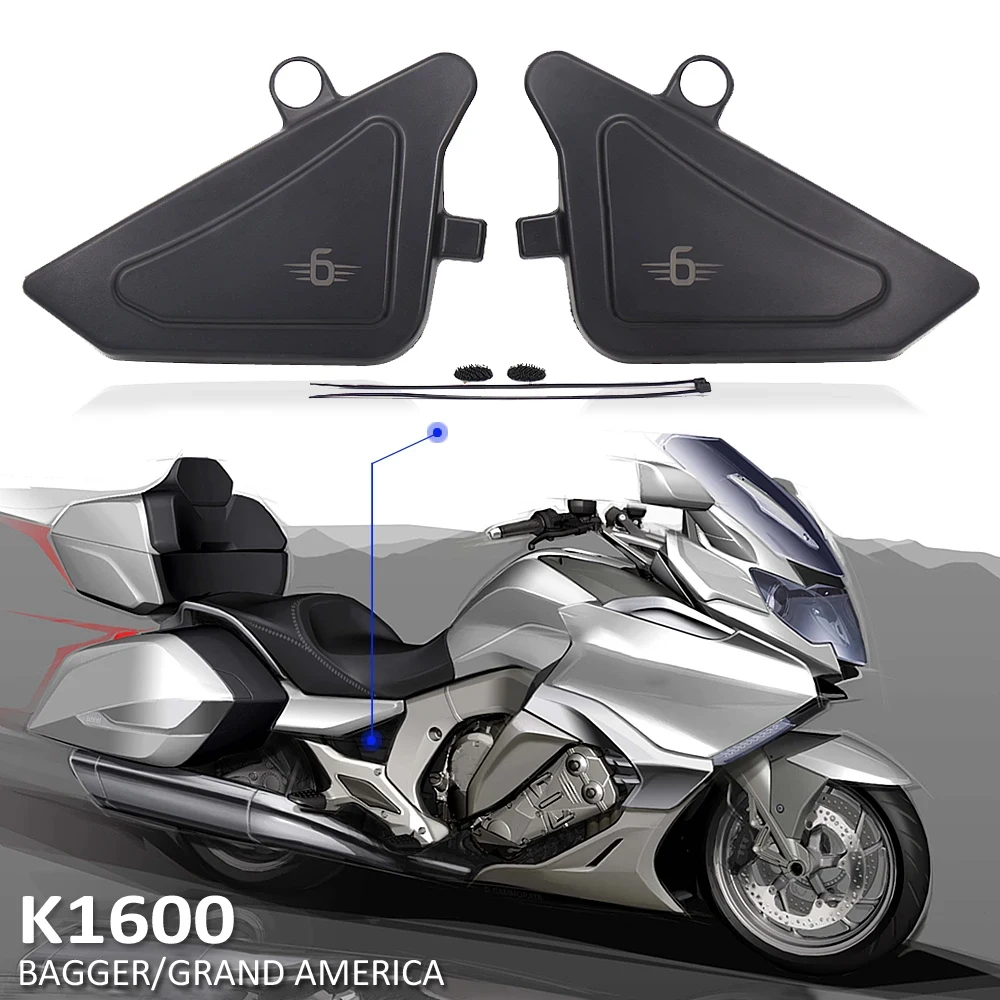 

K1600B Motorcycle Frame Side Panels Cover Fairing Cowl Plastic Plates Tank Trim FOR BMW K1600 B/GRAND AMERICA 2018 2019 2020 21