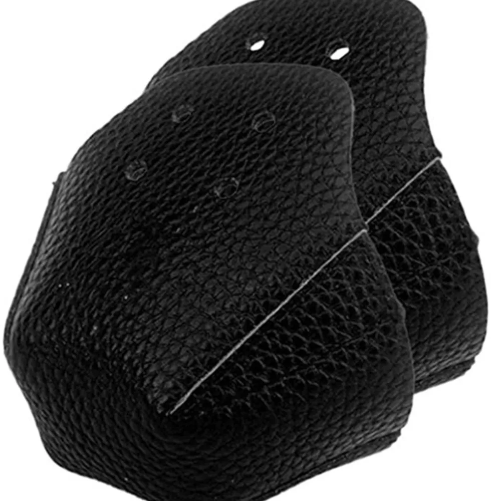 

Leather Guard Skating Shoes Cover Anti-friction Adjustable Skate Toe Caps Replaceable 4 Holes Skating Cover Protectors