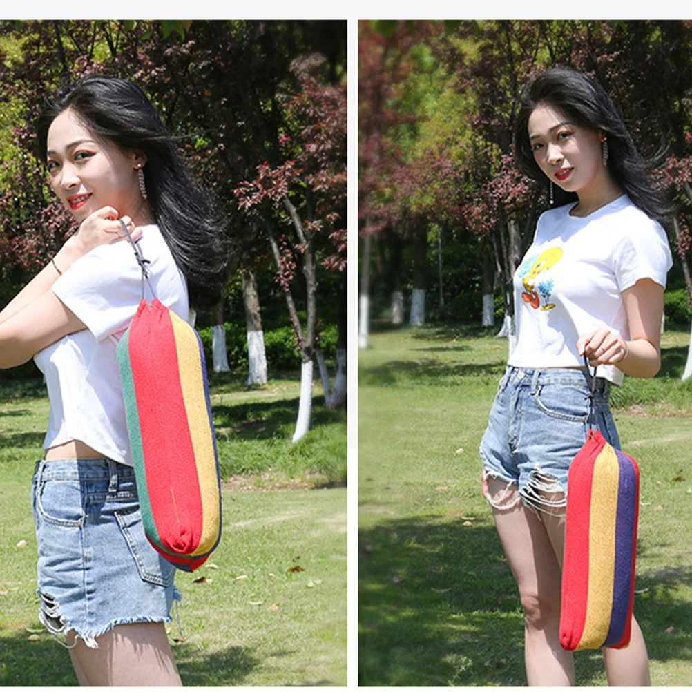 

1Pcs 200x80cm Garden Swing Hammock Strong Bearing Lightweight Comfortable Outdoor Camping Travel Accessory Camping Hammock