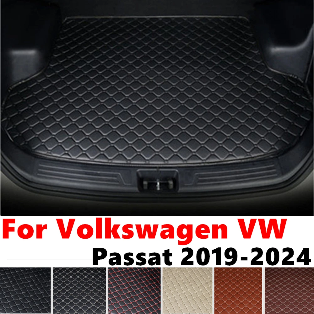 

Коврик для багажника автомобиля для Volkswagen VW Passat 2024 2023 2022 21-2019, Задняя подкладка для груза, аксессуары для интерьера, Задняя подкладка для багажника