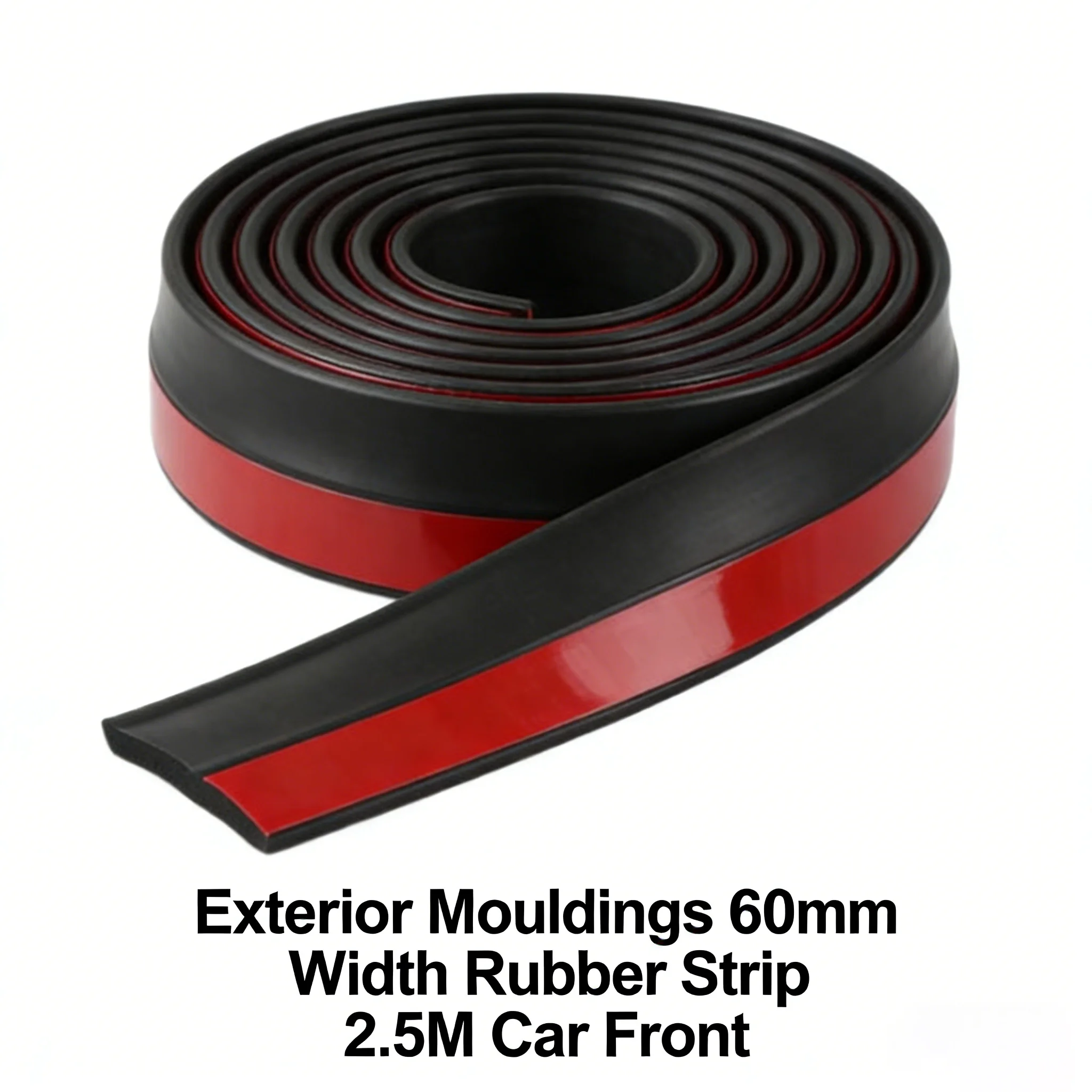 

Exterior Mouldings 60mm Width Rubber Strip 2.5m Car Front For W218 Hyundai Elantra 2017 F20 All New Carnival Lip On Bumper