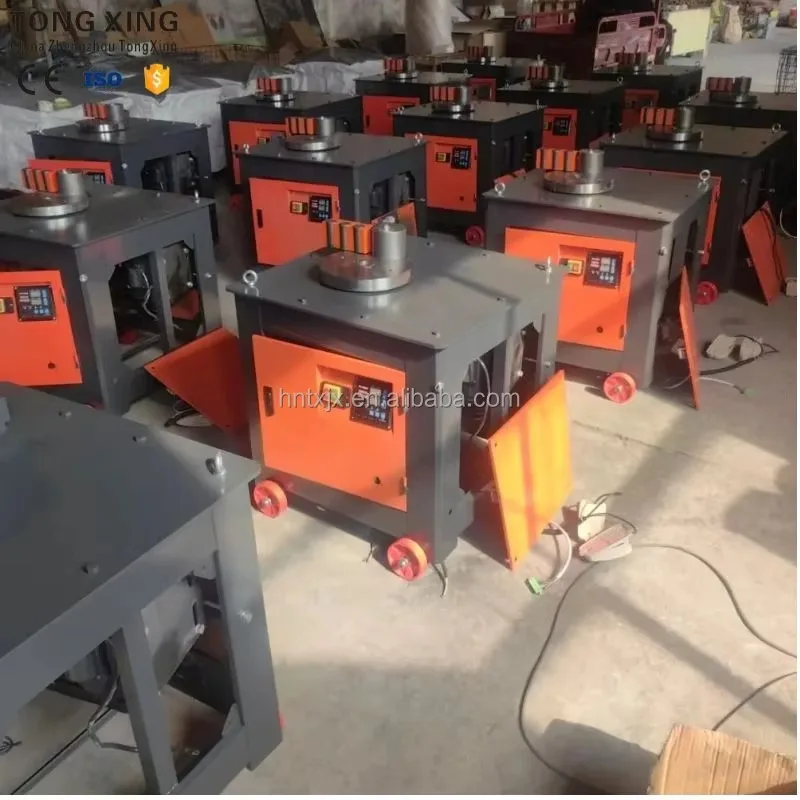 Máquina dobladora de estribos de barras de refuerzo YG GF20, máquina automática para fabricar estribos de acero al carbono de 6-20 mm