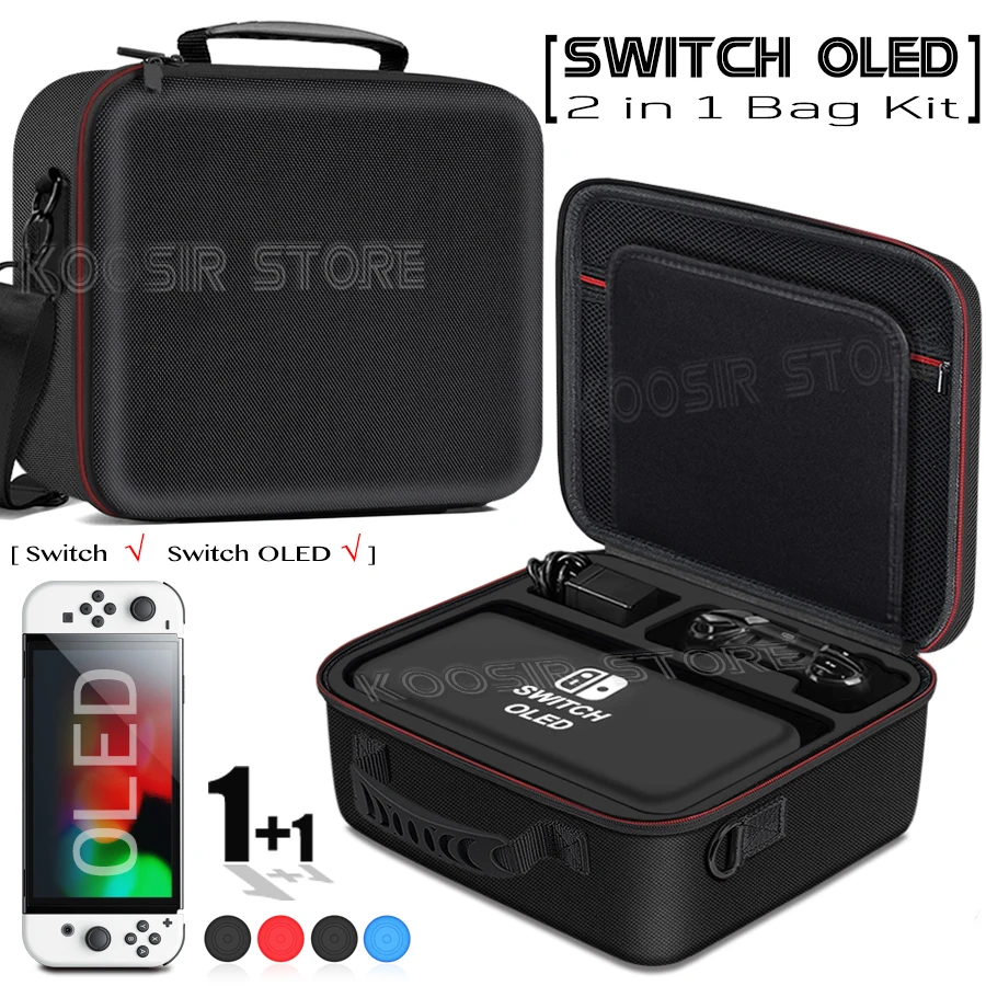 

Новый роскошный чехол для хранения аксессуаров для консоли Nintendo Switch OLED, портативный чехол, чехол для Nintendo Switch