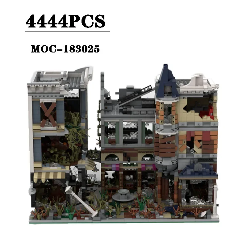 

Building Block MOC-183025 Modular Building Splicing Assembly Building Block Model 4444PCS Birthday Christmas Toy Children's Gift