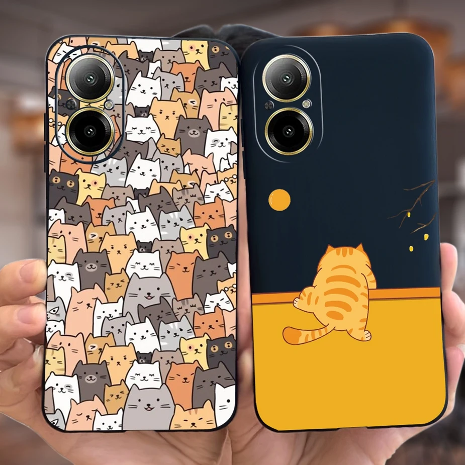 For Realme C67 4G Case RMX3890 Cute Fashion Cartoon Cover Soft Silicone Phone Case For Realme C67 C 67 RealmeC67 4G Fundas Coque image 3