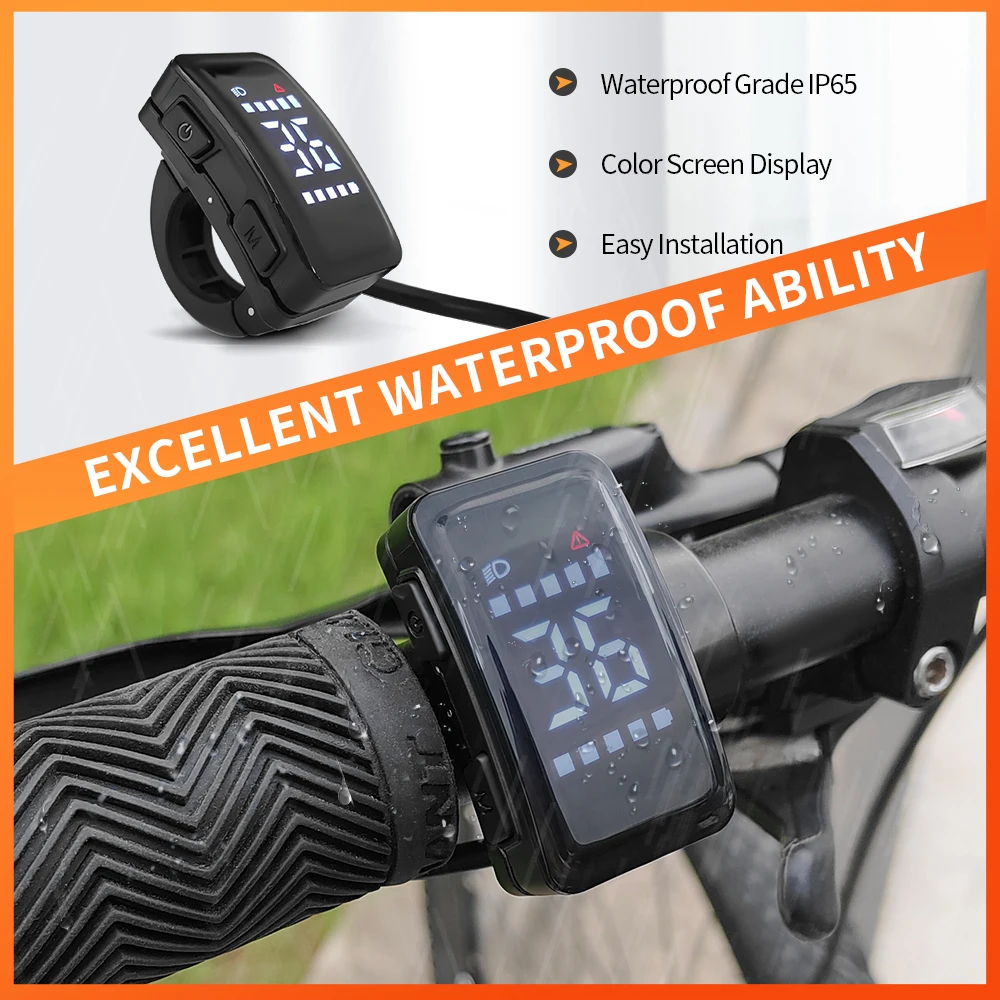 BAFANG Mini DZ40 Display Ebike Intelligent LCD Screen Waterproof Electric Bike Compitable for BAFANG BBS02B BBS01B BBSHD