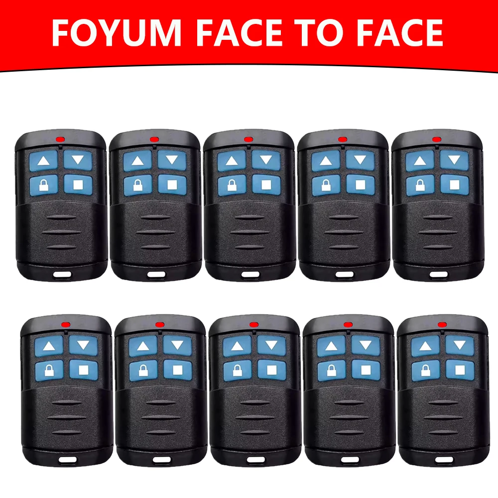 

10pcs/1pcs Universal 4 Piece Fixed Code Remote Control,Face to Face 433MHz , Handheld Transmitter Compatible with Marantec