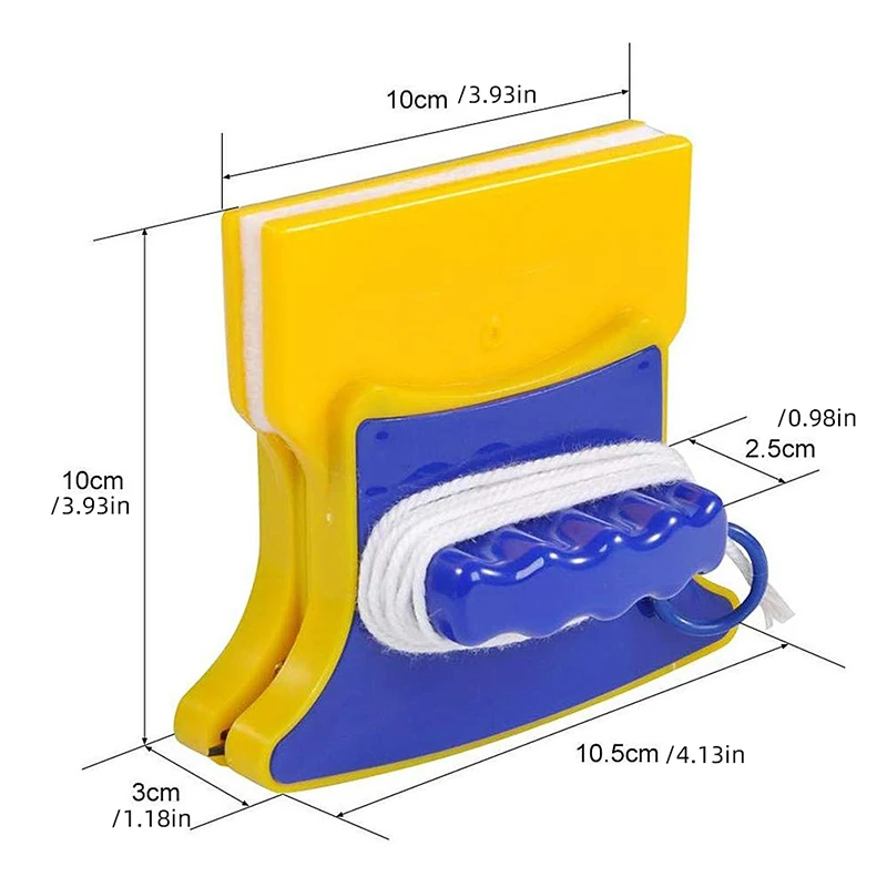 Detergente per finestre magnete per doppi vetri strumento per la pulizia del vetro pulitore magnetico per tergicristallo con doppi vetri scarico