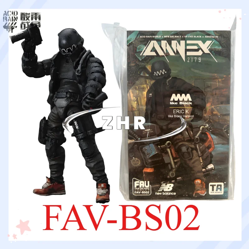 متوفر في المخزون حرب المطر الحمضية x AAAA مثل الأسود x ANNEX 2179 FAV-BS02 إريك K (مثل الإصدار الأسود) نموذج جندي متحرك لعبة شخصيات الحركة