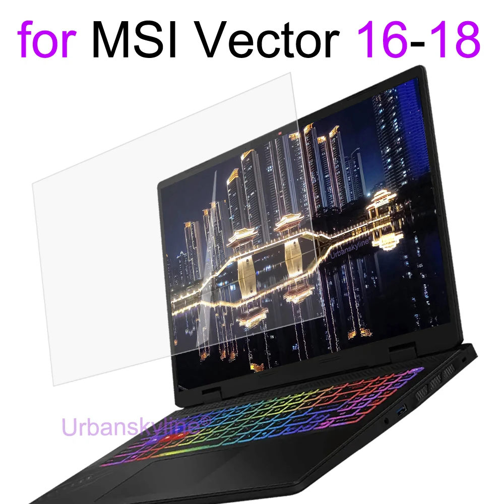 

Screen Protector for MSI Vector 18 A18 16 17 HX A9W AI A2XW A14V HD Clear Guard Matte Frosted Skin Film 2024 2025