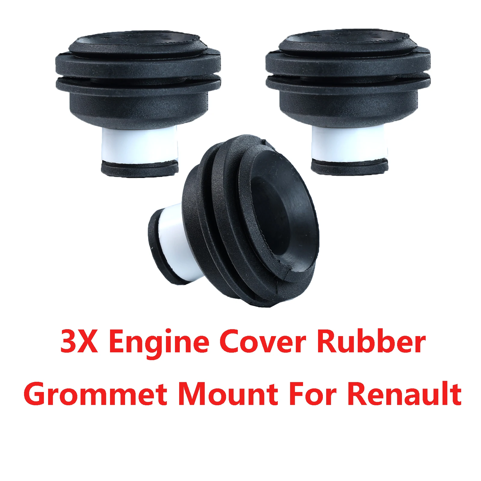 3X Engine Cover Rubber Grommet Mount Clips 1.5 & 1.9 DCi For Renault Clio II III Kangoo I Modus Twingo I Megane II 7701056972