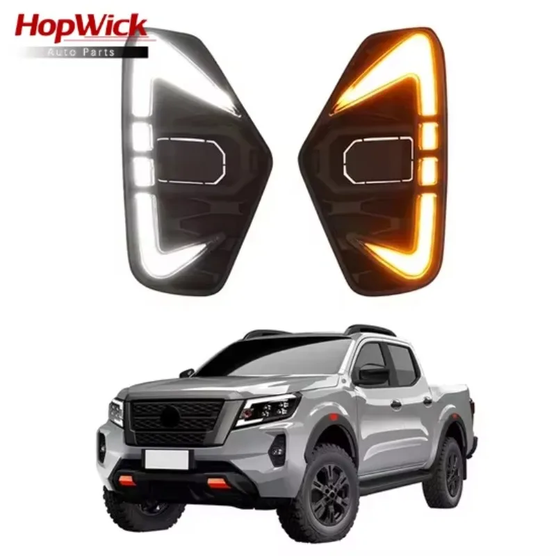Car Accessories Headlight LED DRL Headlamp Head Light DRL Light for Navara 2021