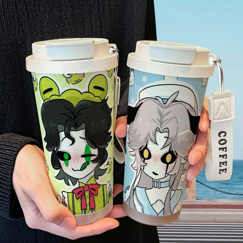 Anime The Freak Circus Stainless Steel Insulated Cup Kawaii Outdoor Sports Portable Double Layer Large Capacity Water Cup view 2