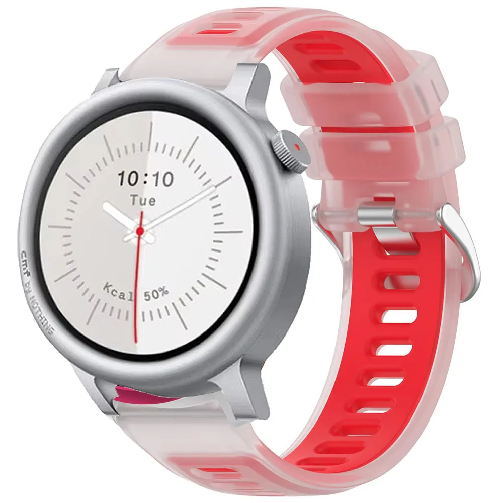 حزام سيليكون للغارمين Forerunner 570 47 مللي متر 42 مللي متر سوار معصم شفاف للغارمين Vivoactive 5 6/Active 6 5/165 55 265 965 970
