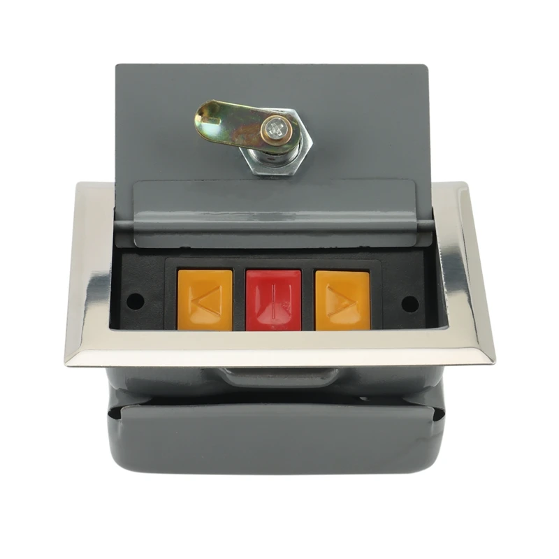 XTECH ที่เปิดประตูโรงรถ, กล่องล็อคสวิตช์ม้วนประตูไฟฟ้า, สวิตช์ปุ่มปกปิดแบบติดตั้งบนพื้นผิว