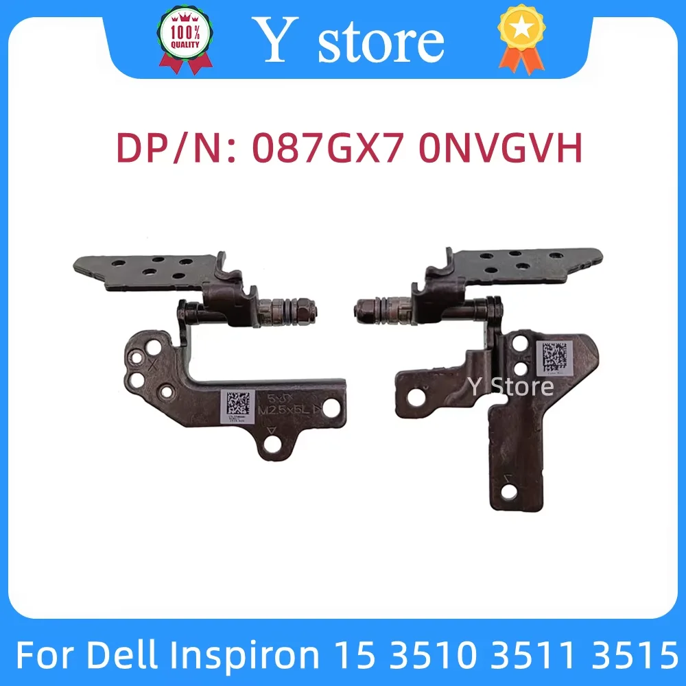 Y Store Новый 087GX7 87GX7 0NVGVH NVGVH для Dell Inspiron 15 3510 3511 3515 3520 3521 3525 Комплект шарниров для ЖК-дисплея ноутбука Левый и правый шарнир