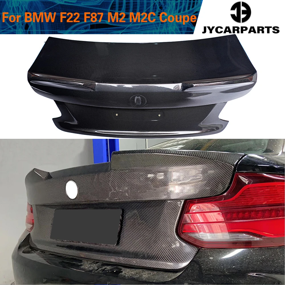 

Rear Trunk For BMW F22 F87 M2 M2C Base Coupe M Sport 2 Door 2014 - 2018 Carbon Fiber Rear Trunk Spoiler Boot Wing Lip Lid