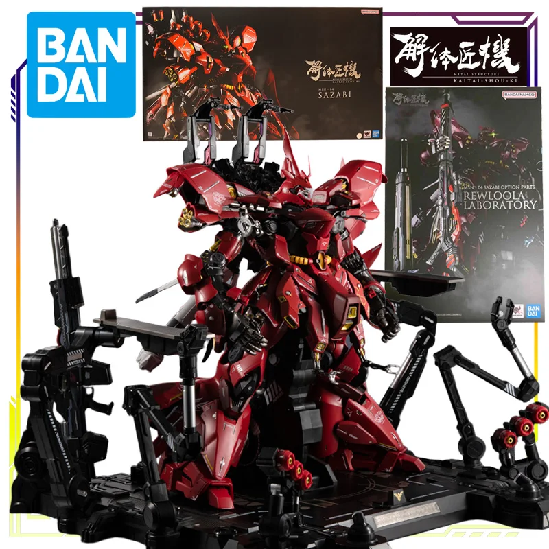 

BANDAI Original Metal Structure Disassembling Machine Series Sazabi Anime Action Figure Model Toys Movable Model Gifts Fo Boys