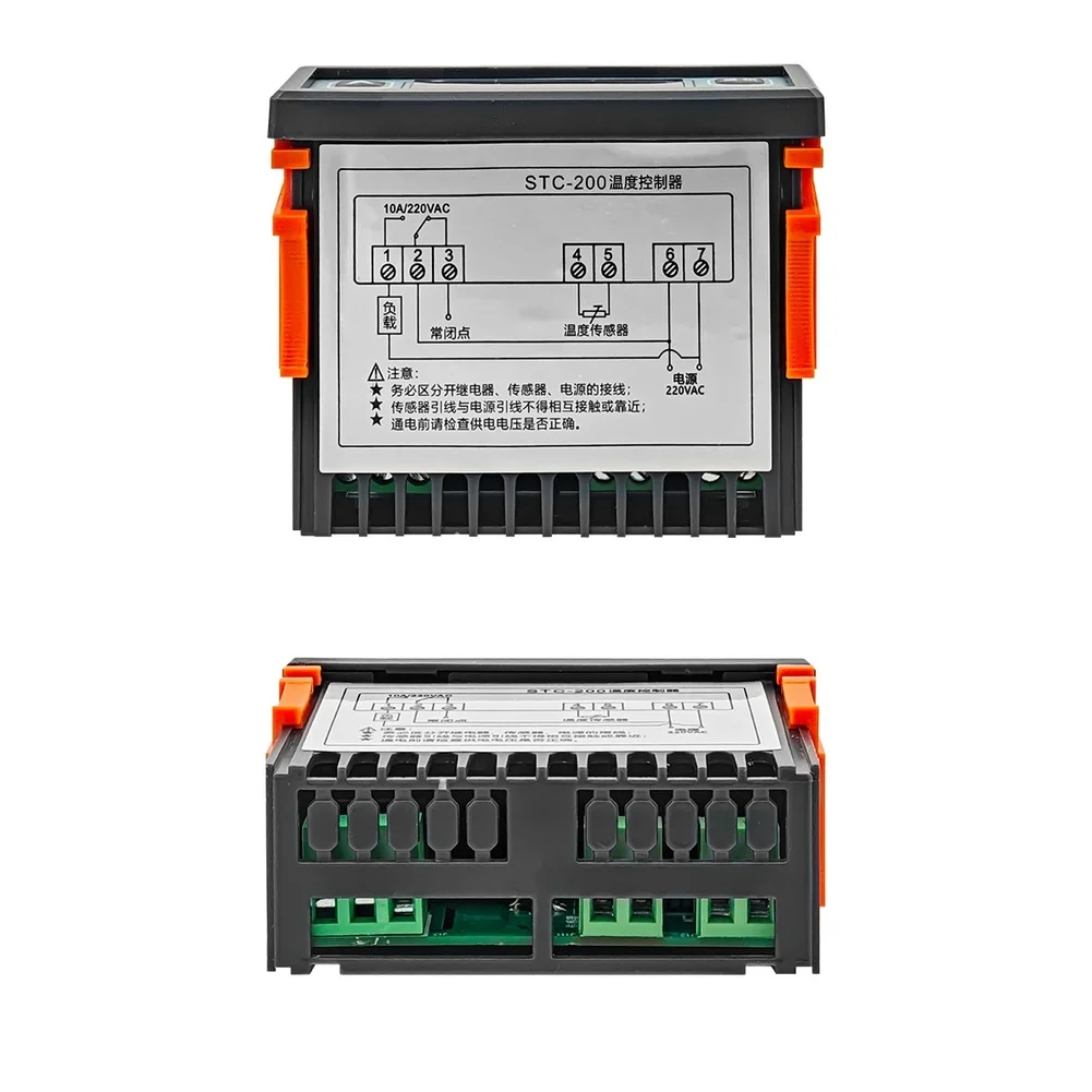 1 قطعة STC 200 الرقمية متحكم في درجة الحرارة التبريد التدفئة المزدوج وضع التحكم ترموستات للتبريد تسخين سخانات المياه #4