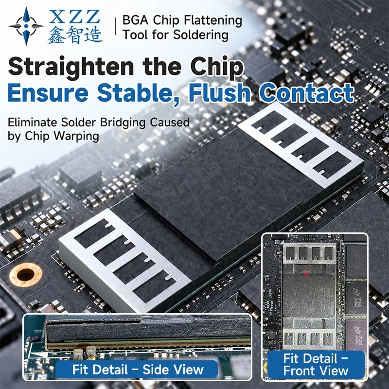 XZZ BGA CPU Straightening Fixture Full Surface Even Contact Anti-Damage Tool For Laptop Motherboard Soldering Repair