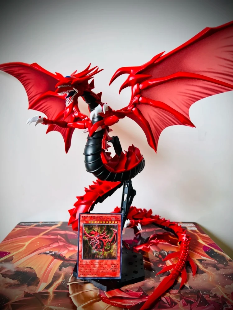 Bandai Original Auf Lager Osiris Sky Dragon Yu-Gi-Oh Three Divine Gods Series Figure Rise FRS Montagemodell Ornament Spielzeug Geschenke