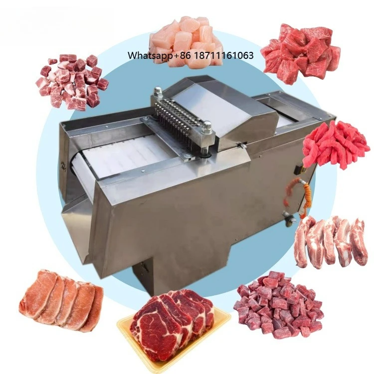Customizable Beef Chicken Cutting Machine Meat Dicer Cutter Frozen Meat Slicer Automatic Slicing Mutton Meat Cutting Machine