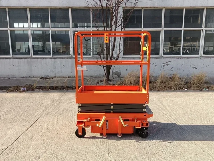 SJY 0.3-6 300kg 6m semi mini electric work lift platform for aerial elevated work platform