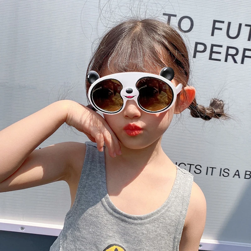 

2022 Children Sunglasses Cute Cartoon Panda Sunglasses Boys Girls Outdoor Sunscreen Sunglasses Kids Sunglasses Anti-UV Fashion