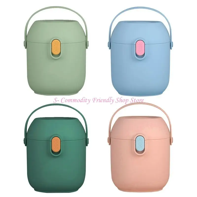 85AE Portable Airtight Storage Baby Milk Powder Container Box with Spoon Infant for Nuts Household for Staple