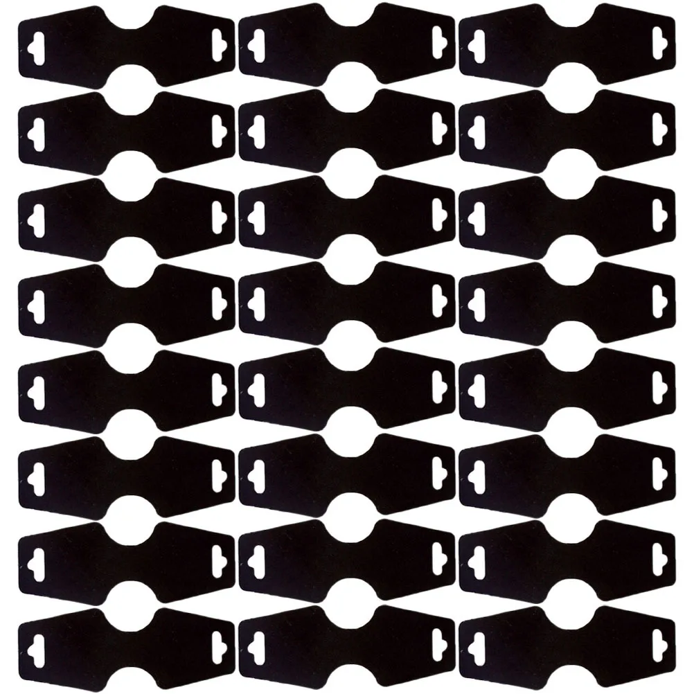 

100pcs Hair Tie Display Cards Multi-Functional Jewelry Packaging For Necklace Bracelet Earring Scrunchies Storage Organizer