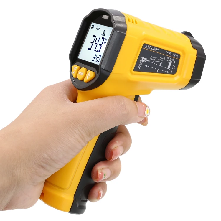 TS380 Infrarot berührungsloses HYTAIS-Thermometer, tragbares industrielles hochpräzises elektronisches Temperaturmessgerät TS600 – Detail 17