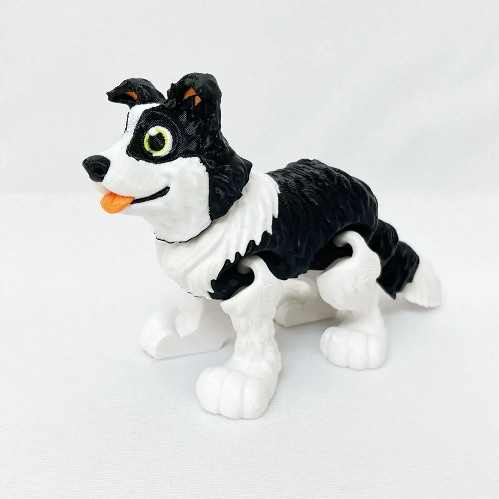 

Multi-Jointed 3D Printing Dog 3D Printing Model Multi Joint Dachshund Collection Crafts Simulated Border Collie Figurine