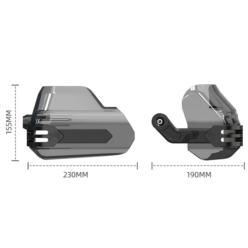 สำหรับรถจักรยานยนต์ฮอนด้า ซูซูกิ ฮาร์เลย์ ยามาฮ่า อุปกรณ์เสริมอเนกประสงค์  ฝาครอบแฮนด์อะลูมิเนียม  แผ่นกันลม  แผ่นป้องกันมือ