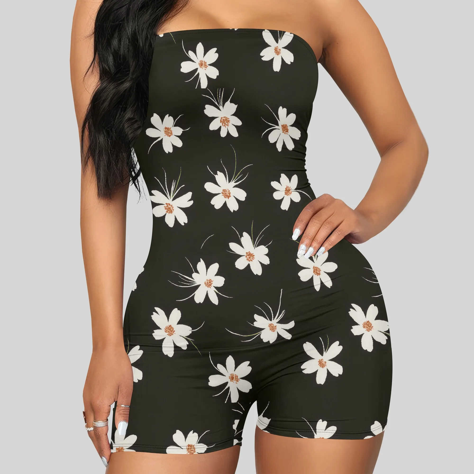 Body sans bretelles pour femmes, contrôle du ventre, sans couture, modelant le corps, string, bustier tubulaire, une pièce