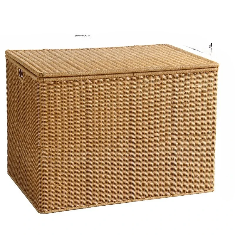 

Storage box Plastic rattan waterproof flip storage organizing